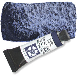 Daniel Smith Sodalite Genuine watercolour tube and swatch