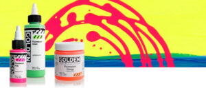 Golden Fluorescent and interference colours