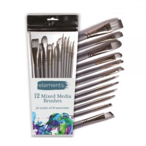 Elements Mixed Media brush set