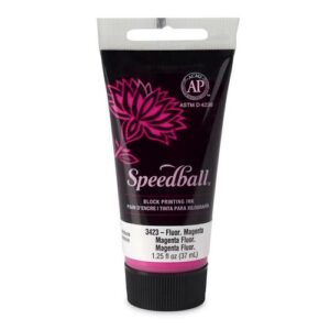 Speedball water-soluble printing ink Fluorescent Magenta