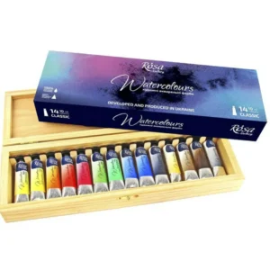 Rosa Watercolour Wooden Box Set