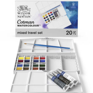 Cotman Watercolour Mixed Travel Set