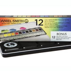 Closed box daniel smith watercolour 12 pan set