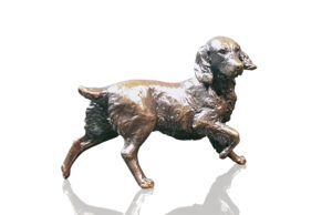 Small Springer Spaniel Bronze Sculpture from the Richard Cooper studio