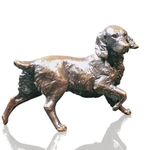 Small Springer Spaniel Bronze Sculpture from the Richard Cooper studio