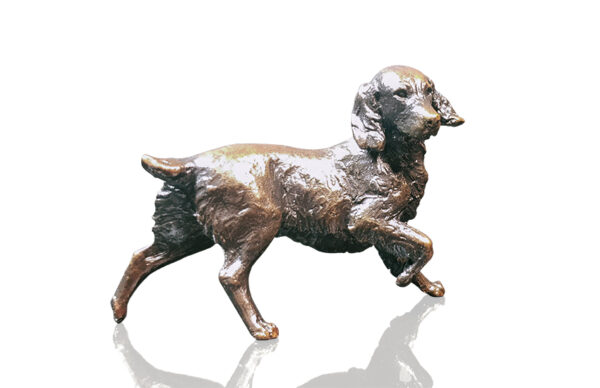 Small Springer Spaniel Bronze Sculpture from the Richard Cooper studio