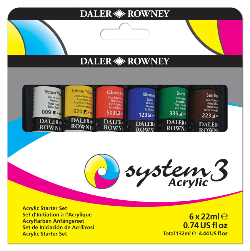 Daler Rowney System 3 Acrylic Starter Set