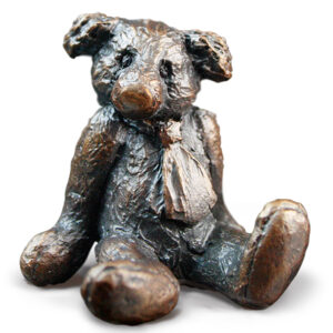 Edgar solid bronze TeddyBear