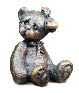 Florence Solid Bronze Teddy Bear