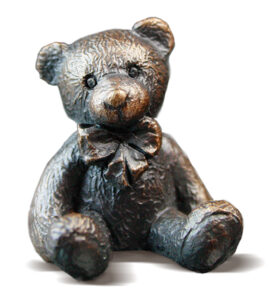 Hugo Solid bronze Teddy Bear