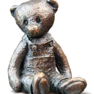 Hattie Teddy Bear in Solid Bronze