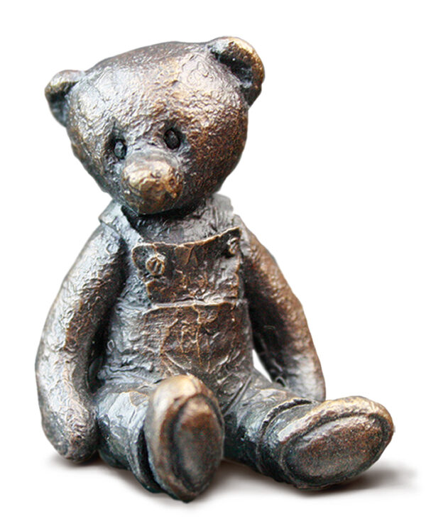 Hattie Teddy Bear in Solid Bronze