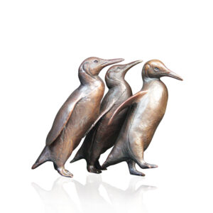 Penguin Group Bronze Sculpture from the studio of Richard Cooper