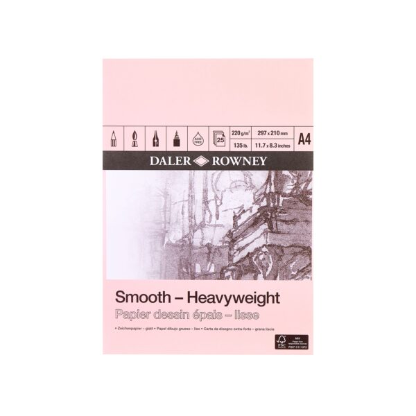 Daler Rowney Smooth Heavy Weight Pad A4