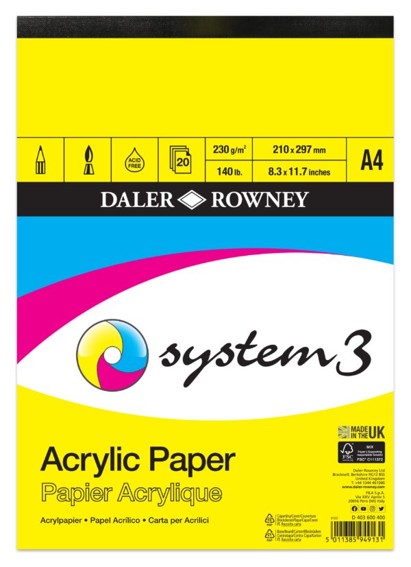 System 3 Acrylic Paper Pads - Image 3