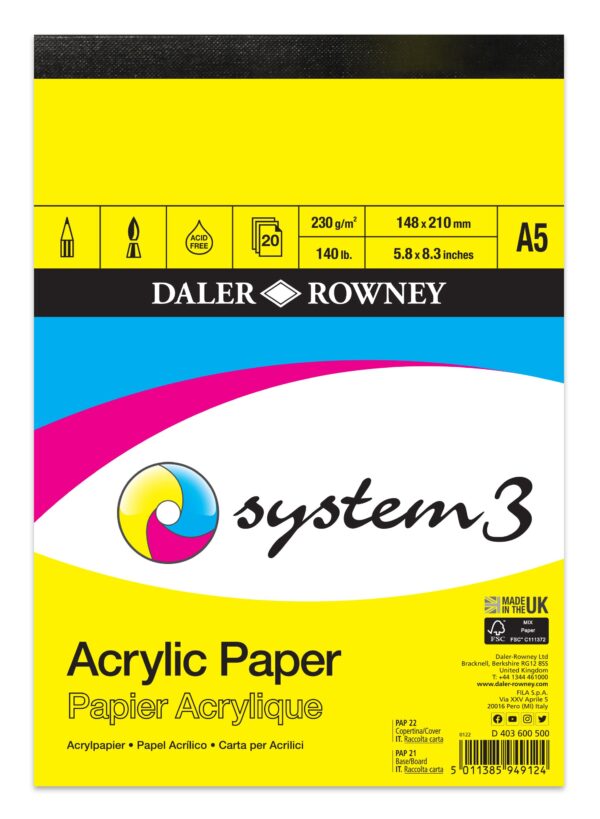 System 3 Acrylic Paper Pads