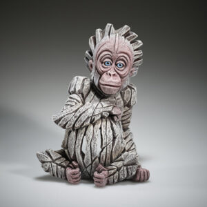 Baby Orangutan Edge Sculpture Alba