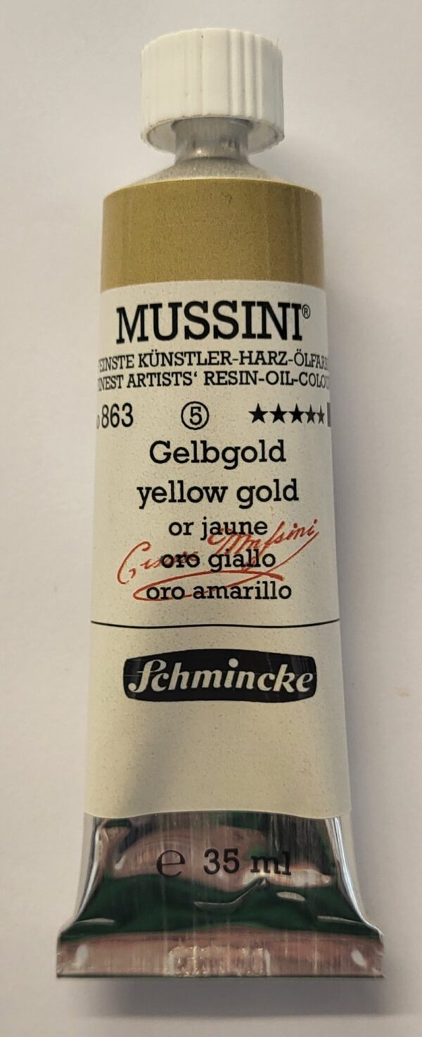 Schmincke Mussini Yellow Gold Oil Paint