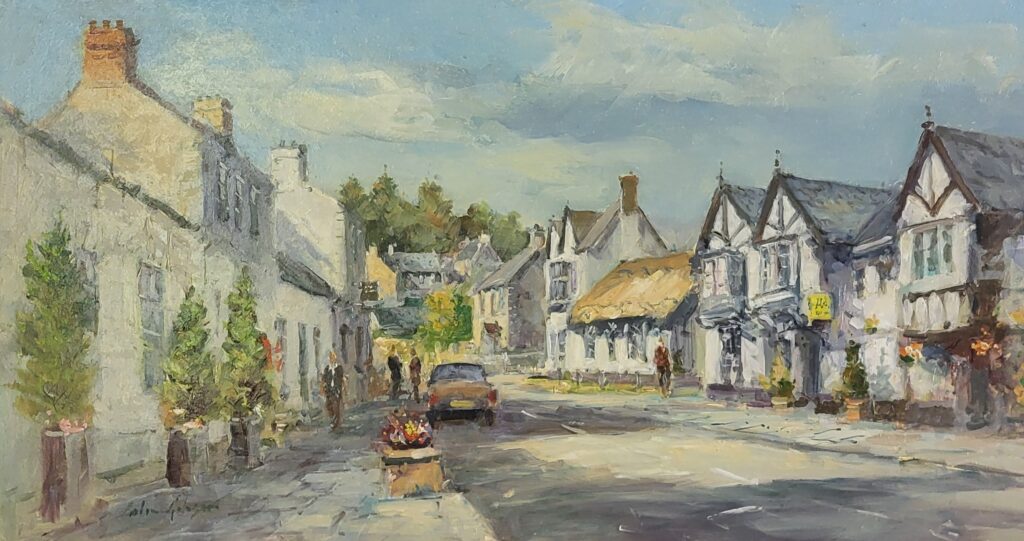 Original oil painting of Crawfordsburn by Colin Gibson