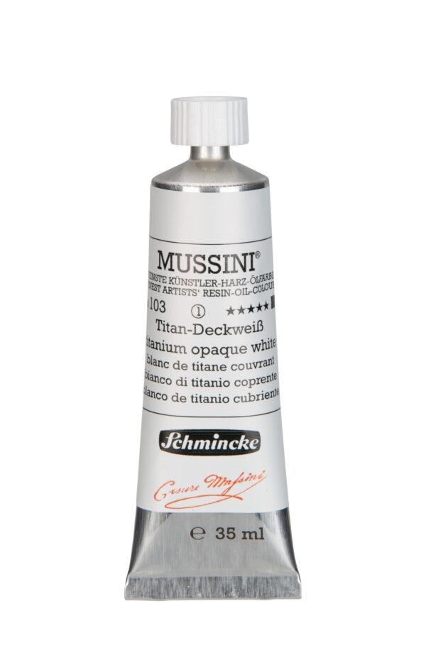 Schmincke Mussini 37ml Titanium White