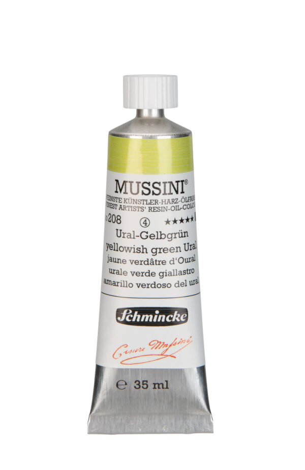 Schmincke Mussini 37ml Yellowish Green Ural