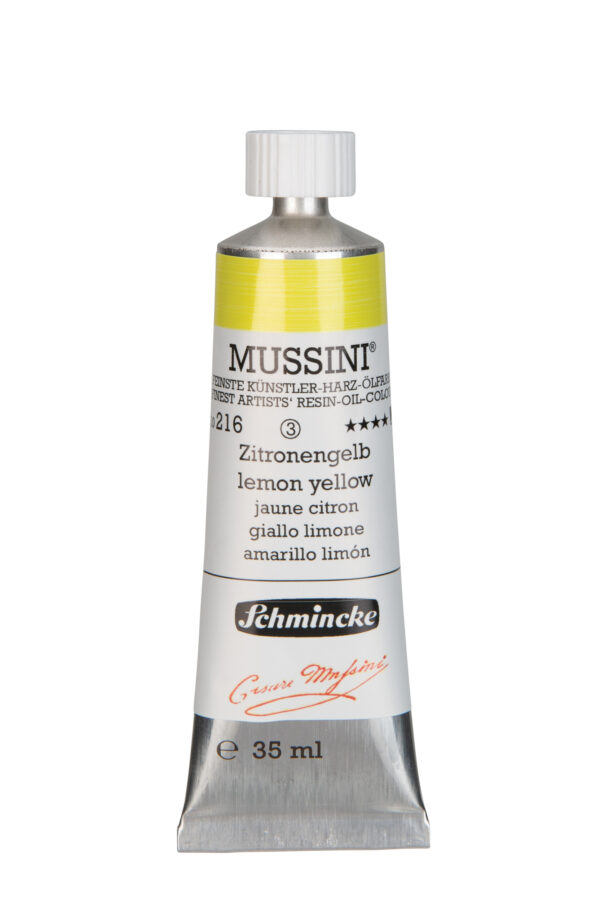 Schmincke Mussini 37ml Lemon Yellow