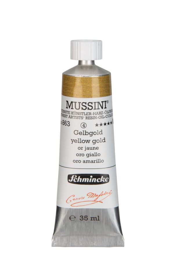 Schmincke Mussini 37ml Yellow Gold