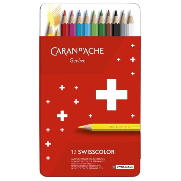 Caran D'Ache Swisscolor Water-Soluble Pencils - Image 10