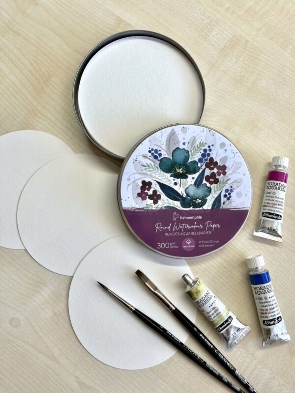 Hahnemuhle Round Watercolour Paper