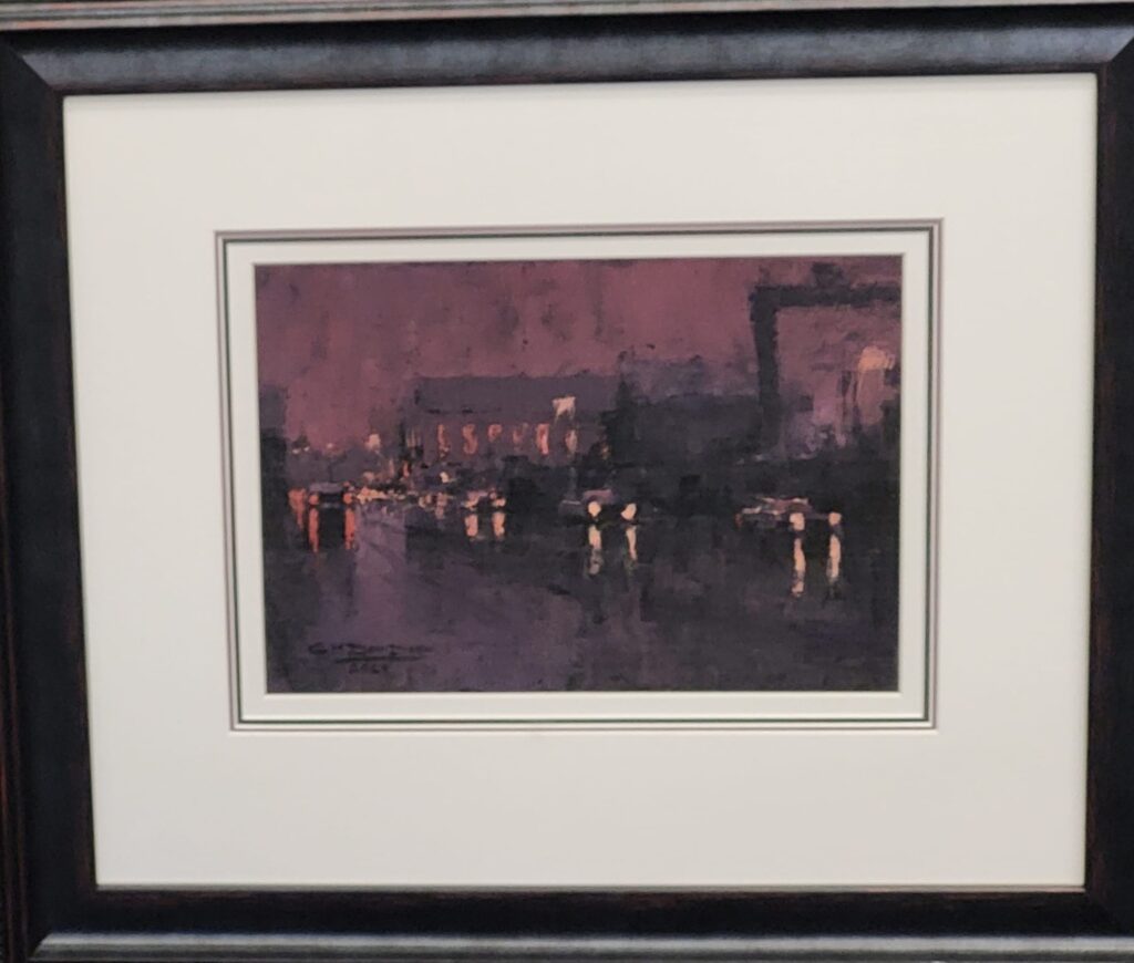 ShipYard, an original oil painting by Colin H. Davidson
