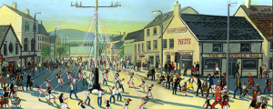 May Day in Holywood, a limited edition print by Cupar Pilson