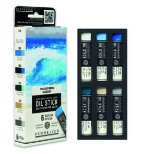 Sennelier oil sticks seascape set 