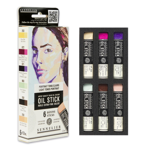 Sennelier Oil Pastel Sticks Portraits