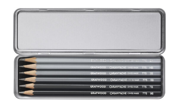 Caran D'Ache 6 Grafwood Pencils