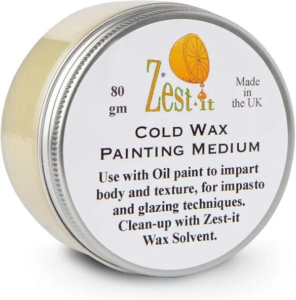 Zest it cold wax medium in pot